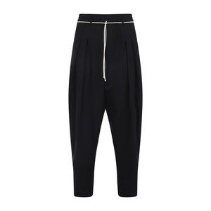 Mordecai Tapered Black Trousers With Pleated Front - NWT